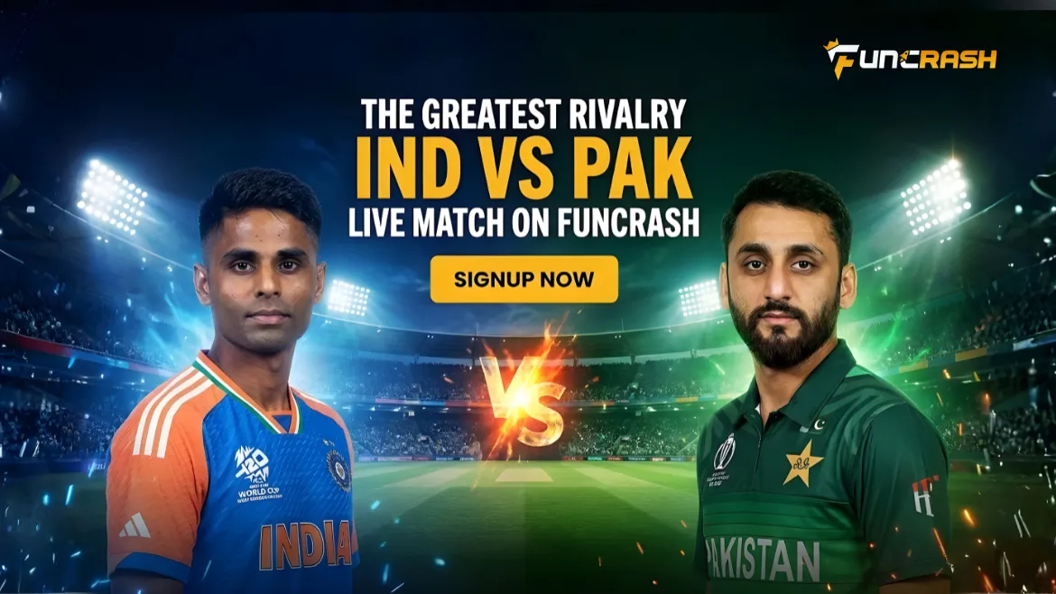 Read more about the article The Greatest Rivalry IND vs PAK Live Match on Funcrash