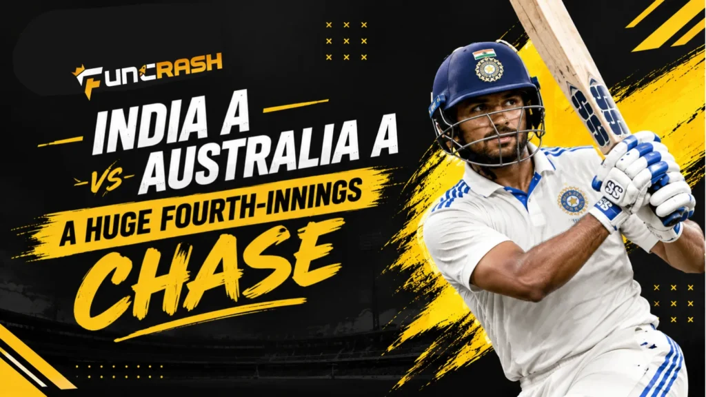 India A vs Australia A fourth-innings chase